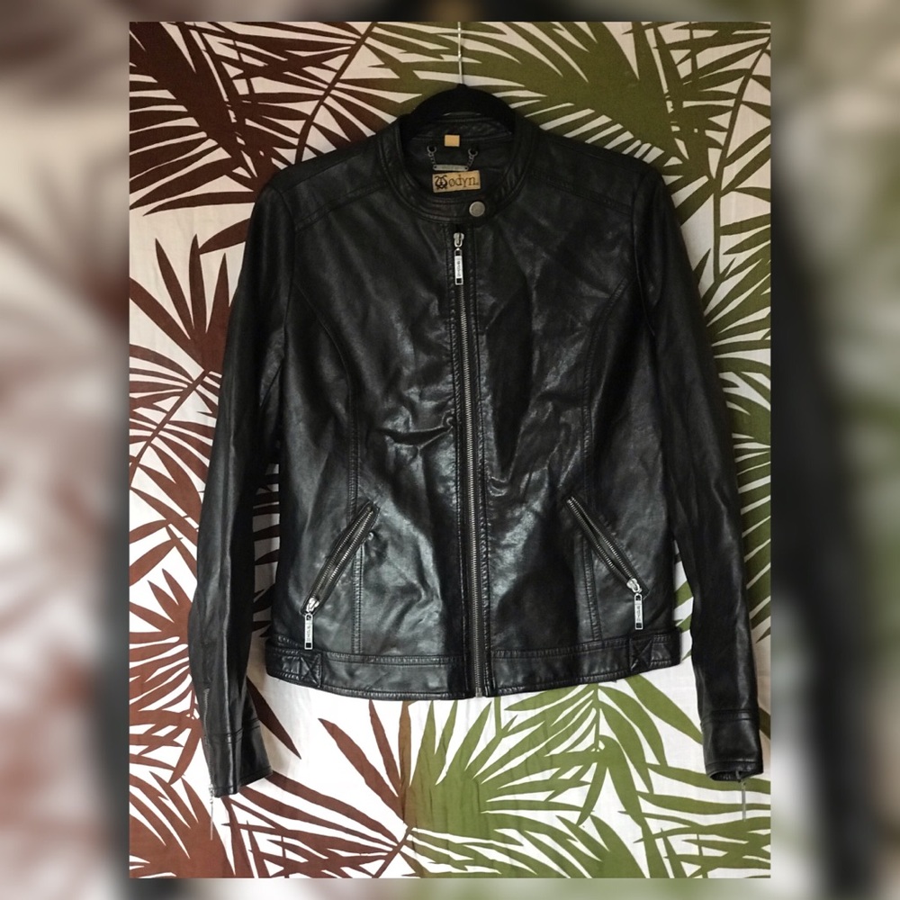 Faux leather jacket